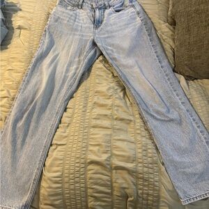 American Eagle Outfitters Light Blue Straight Leg Jeans